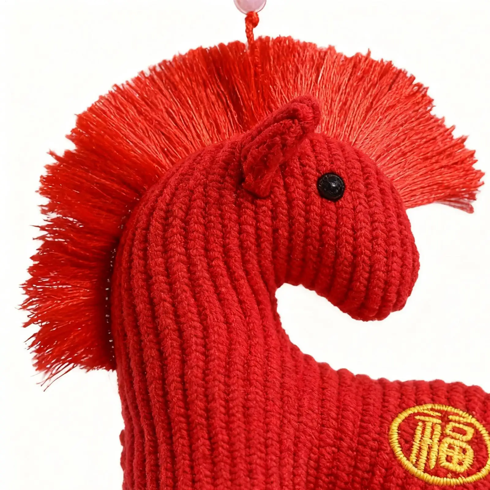 

Плюшевая лошадь, милая мягкая кукла, новогодний талисман 2026, игрушка-лошадь, талисман, лунный новогодний орнамент для весеннего фестиваля, праздника, офиса