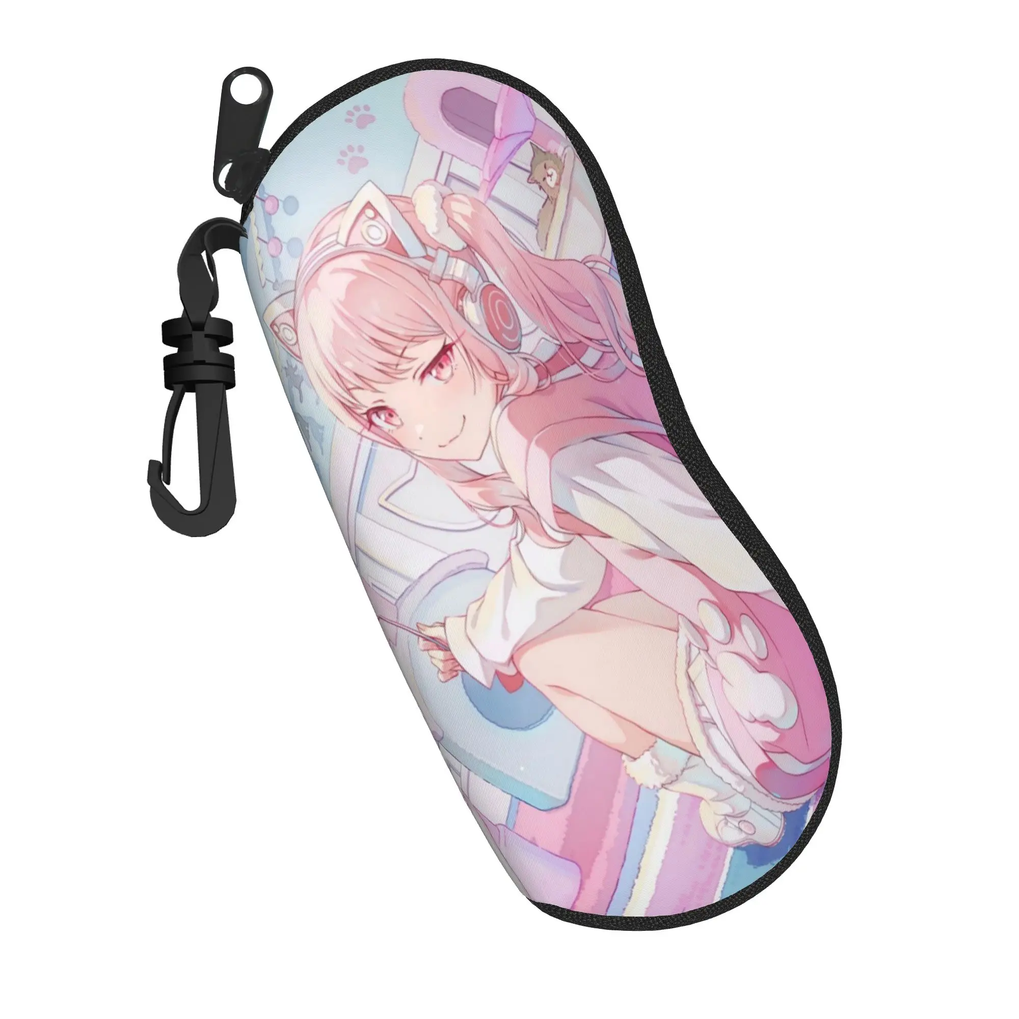 Lovely Cartoon Glasses Case Mizuki Akiyama Accessories  Zipper  Sunglasses Storage Box Ins Style Glasses Box
