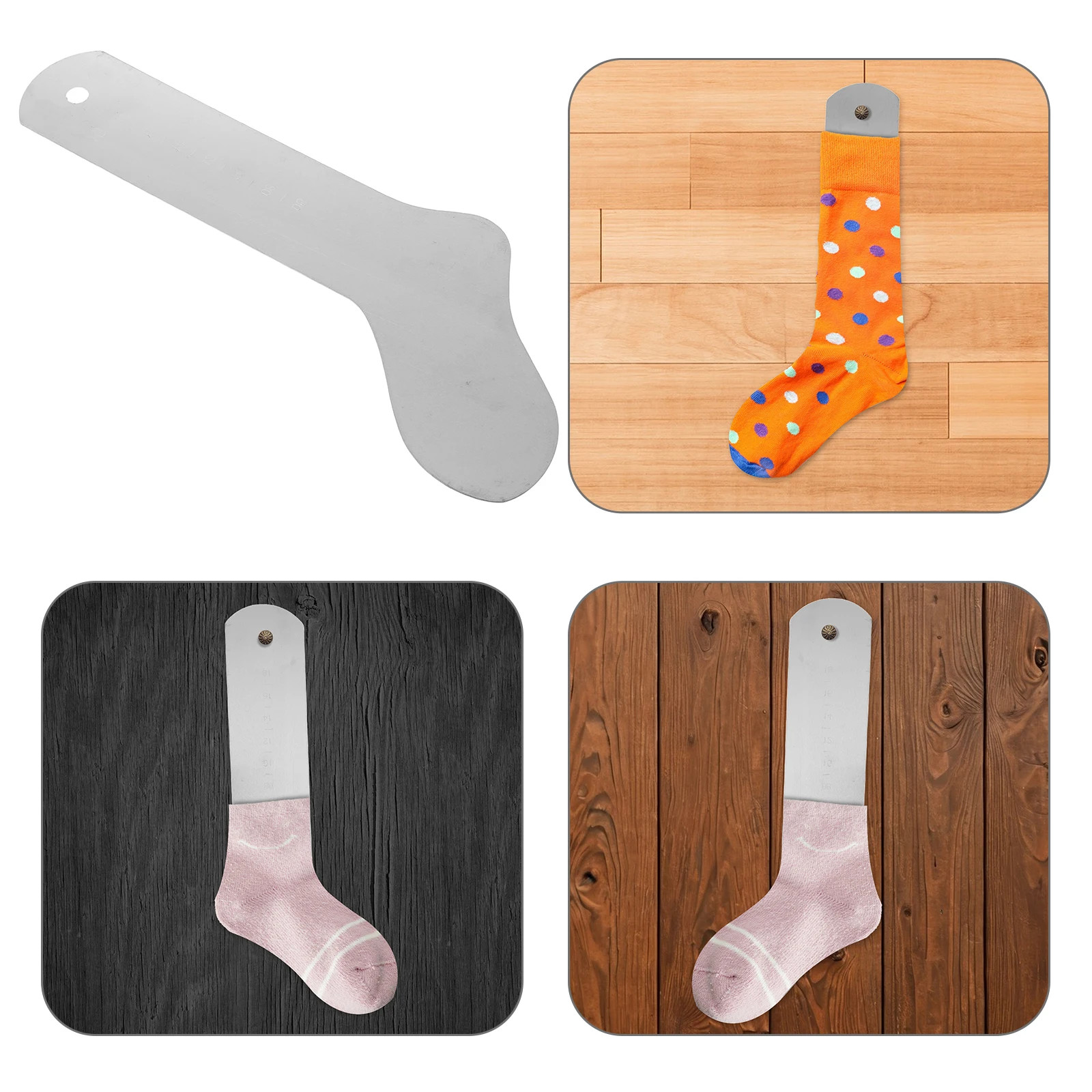 

1pcs Shaping Board Sock Easy Embroidery Tool Heat Transfer Metal Sublimation Socks Jigs Sock Inserts Template