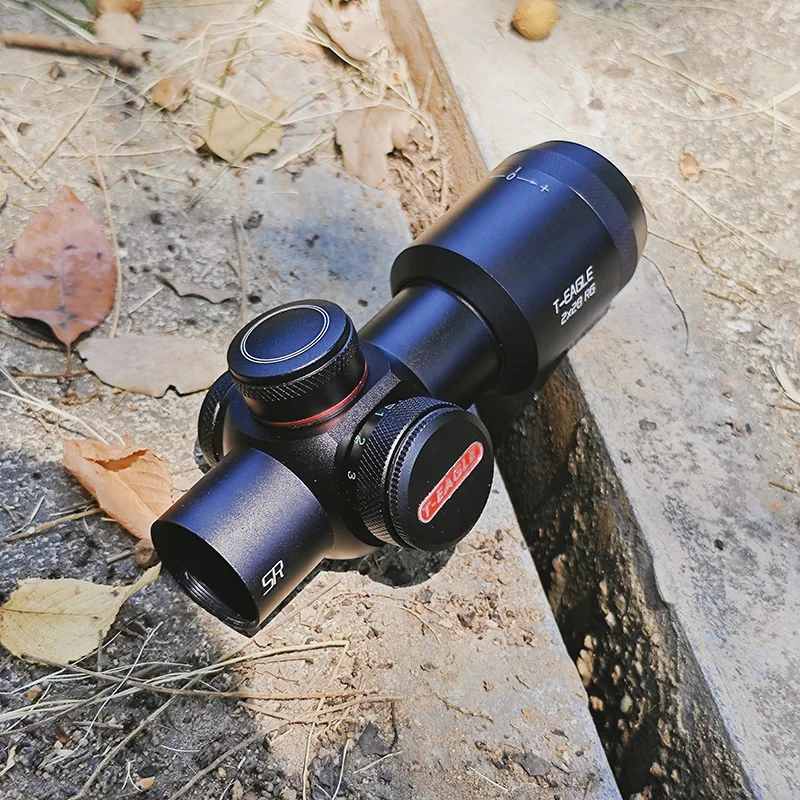 

T-Eagle SR 2X28 красный зеленый сетчатый тактический прицел для страйкбола, спорта на открытом воздухе, охоты и стрельбы, прицел для оружия Glock