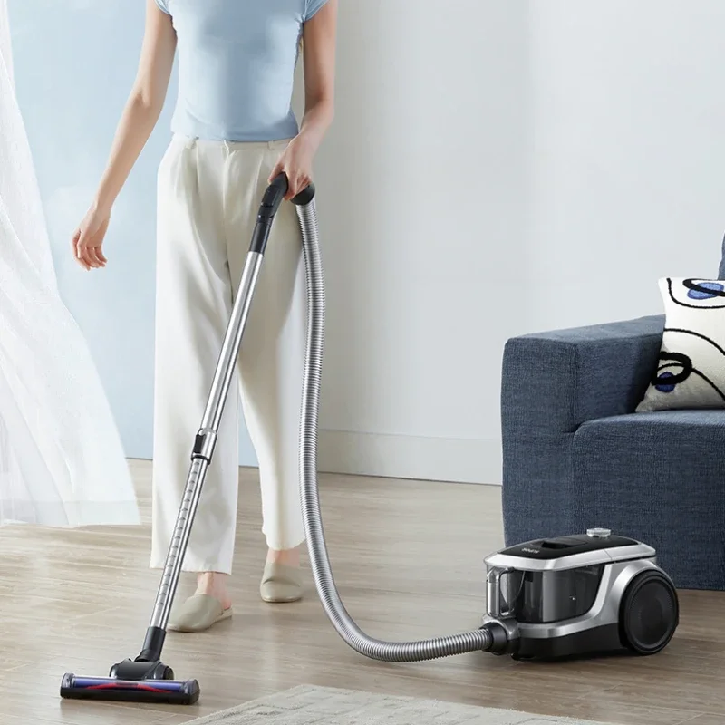 Home Horizontal Type Vacuum Cleaner High Suction Pet Hair Remover Compact Handheld Carpet Cleaner Powerful Cleaning Device