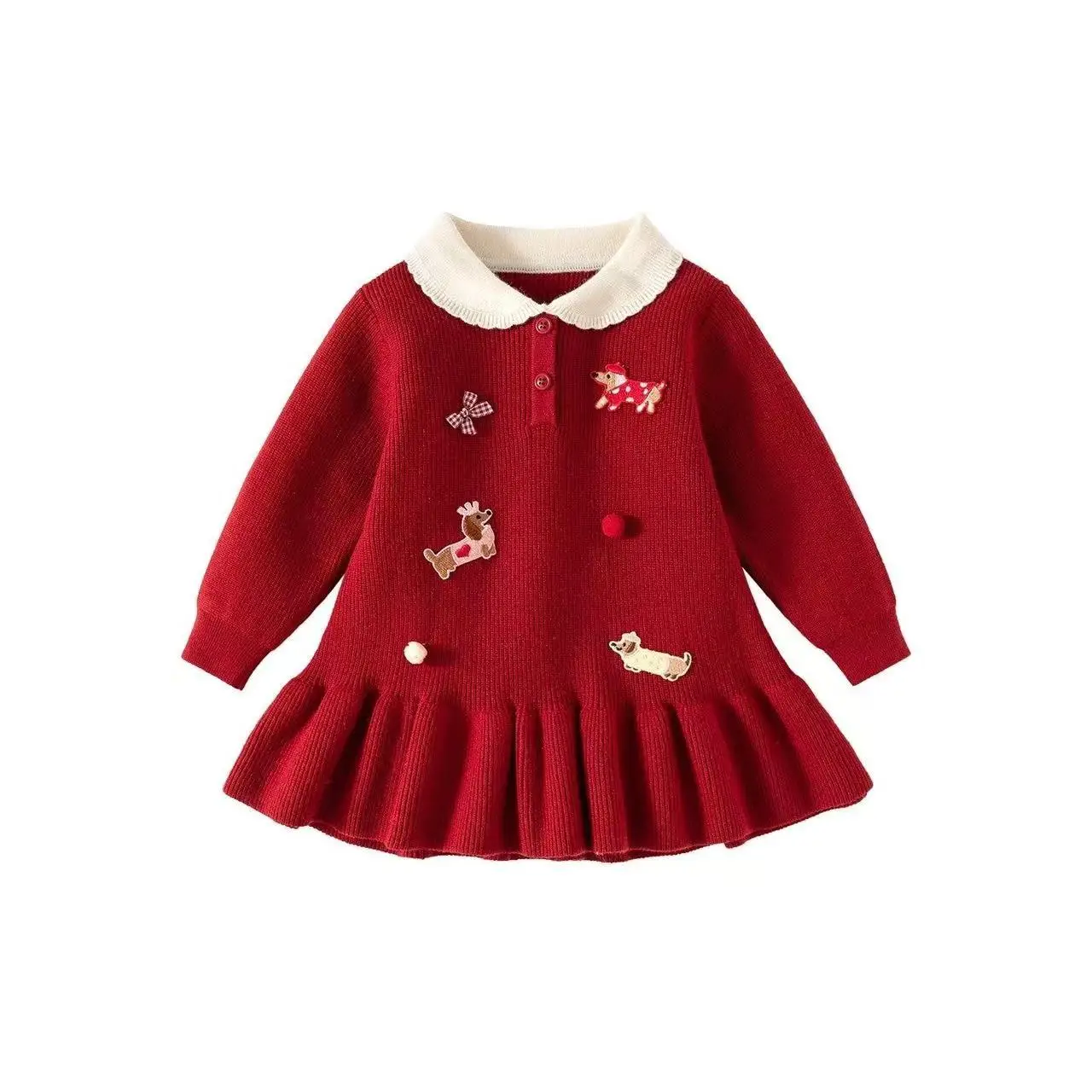 

Girls' Christmas Dresses 2026 New Arrivals Baby Girl Birthday Party & First Birthday Ceremony Gown Children's Dress