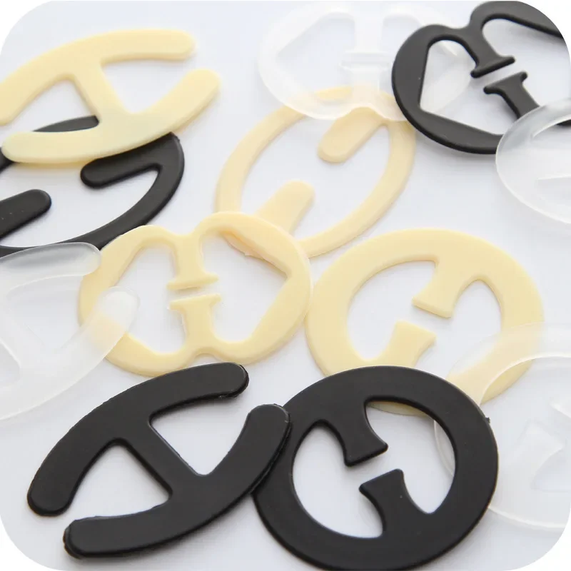 1PC/Lot Wedding Bra Straps Bra Clip Buckles Shadow-Shaped Buckle Conceal Clear Cleavage Bra Extender Holders Accessories