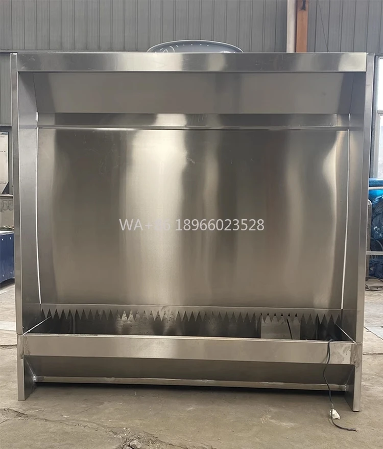 Gas Disposal Machinery Specific Water Curtain Spray Booth CabinetExplosion-Proof Water Curtain Spray Painting Booth Furniture