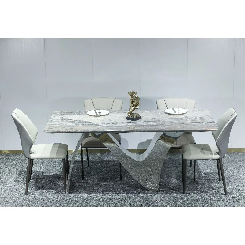 

#Luxury Small Size Marble With Stainless Steel Restaurant & Bar Furniture For Kitchen Living Room Wedding