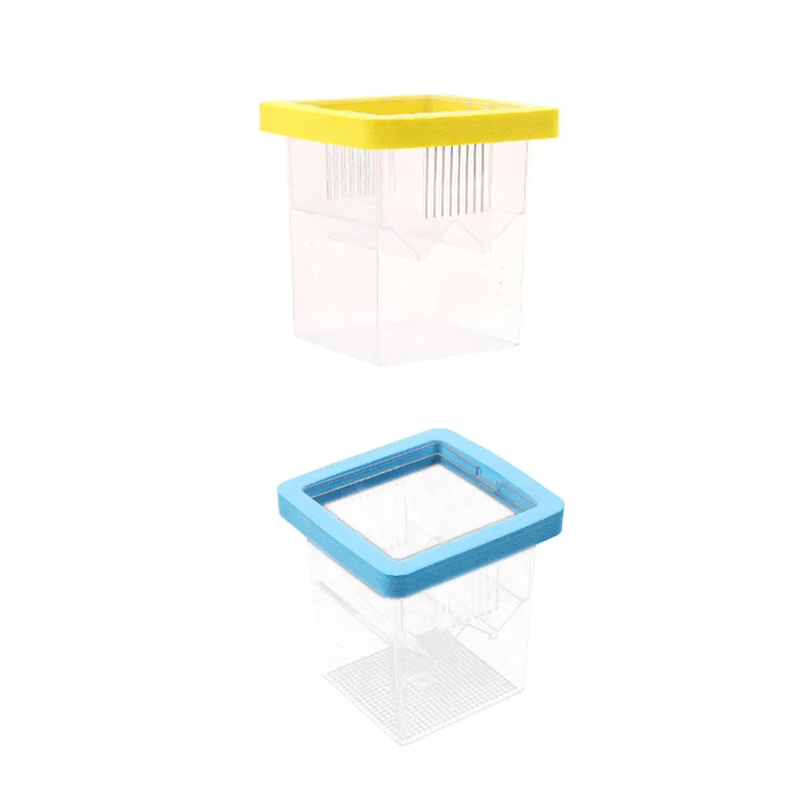 Floating Aquarium Breeder Box Acrylic Fish Egg Isolation Separation Fish Tank Hatchery Incubation Box for Shrimp Baby Fishes