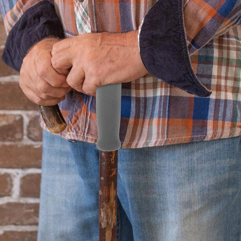 

3Pcs Walking Cane Handle Grip Non-Slip Wraps Thick Comfortable Anti-Skid Protective Covers for Elderly Crutch Handles