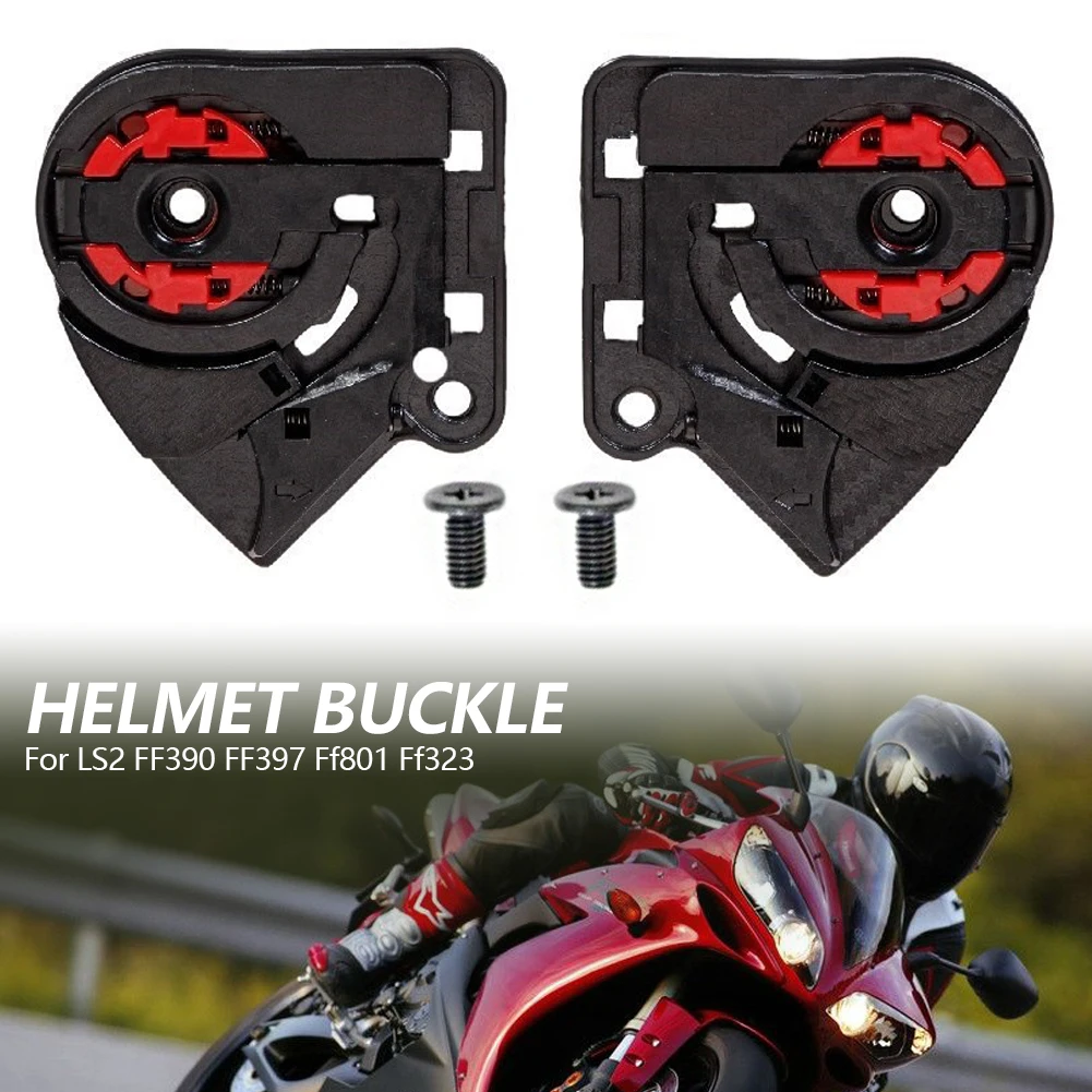 For LS2 FF390 FF397 Ff801 Ff323 Helmet Lens Base Replacement Accessories Helmet Buckle 1 Pair