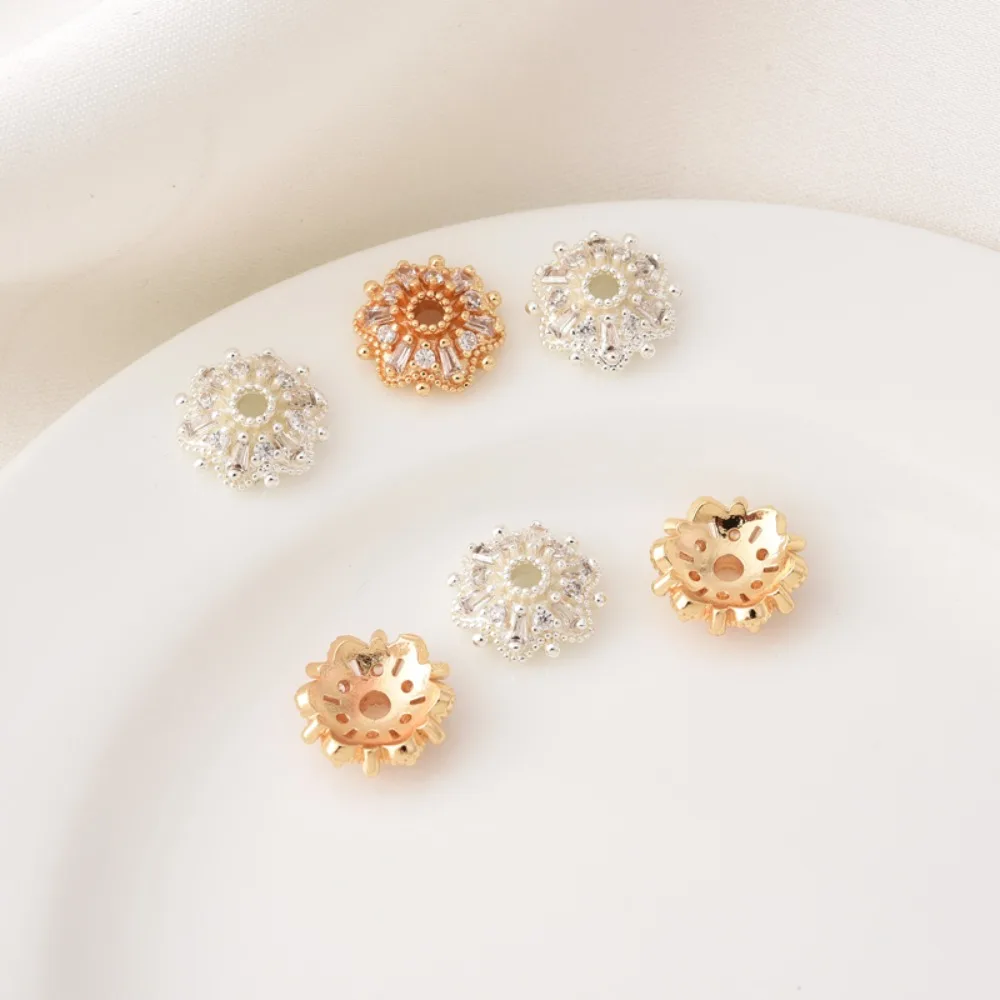 

Поднос для цветов из циркония, инкрустированный золотом 14 карат, жемчужный браслет своими руками, ожерелье из бисера, хрустальная кисточка и тапочка с жемчужной шляпой