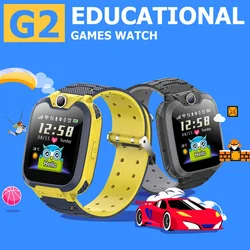 Children Game Watch with 2G SIM Phone Call Puzzle Game Play Music Camera Calculator Support SD Memory Card Kids Smart Clock G2