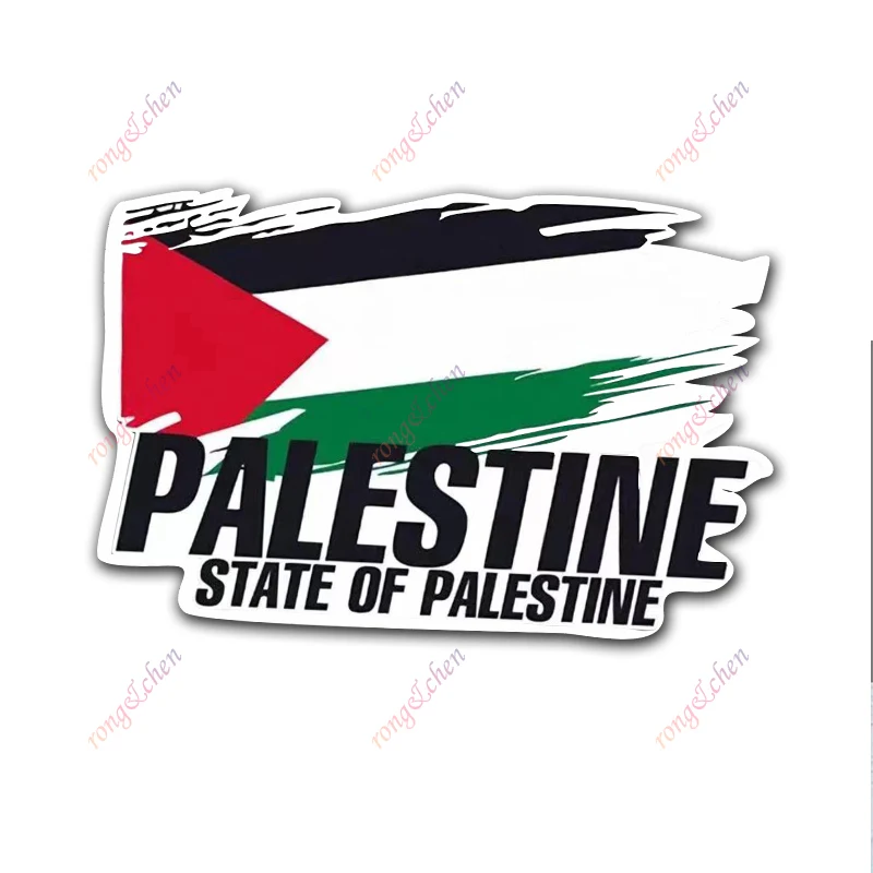 

Funny Car Sticker Palestine Flag for Car Motorcycle Racing Helmet Laptop Trunk Body Car Window Surfboard Waterproof PVC Decals