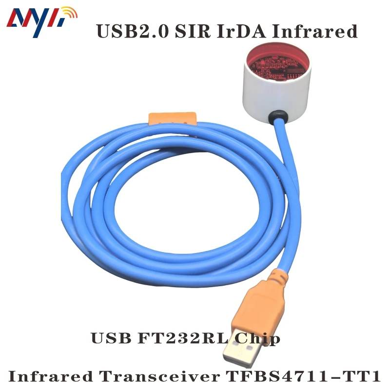 

USB2.0 Optical Probe SIR IrDA Infrared transceiver up to 115.2 kbit/s IrPhy 1.0 Vishay TFBS4711 Infrared Tool