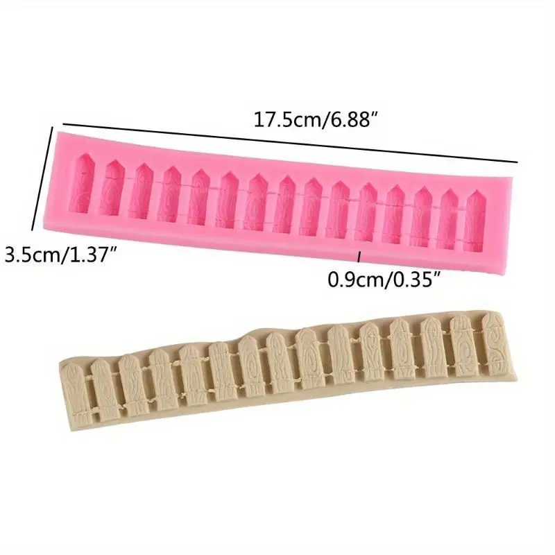 1pc Fondant Candy Cake DIY Fence Mold Baking Decoration Tool