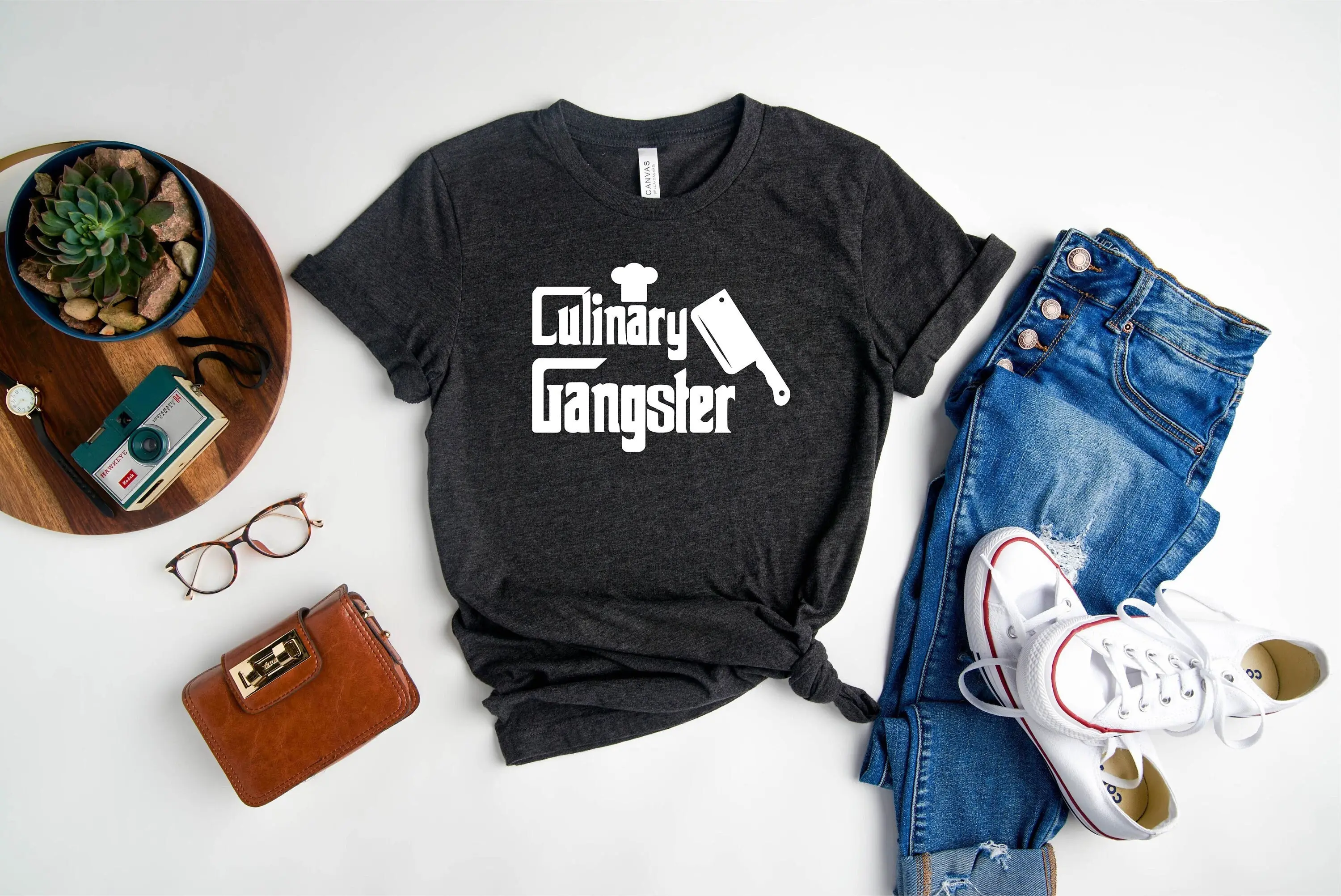 Culinary Gangster T Shirt Cooks Chef Funny Cooking Cook