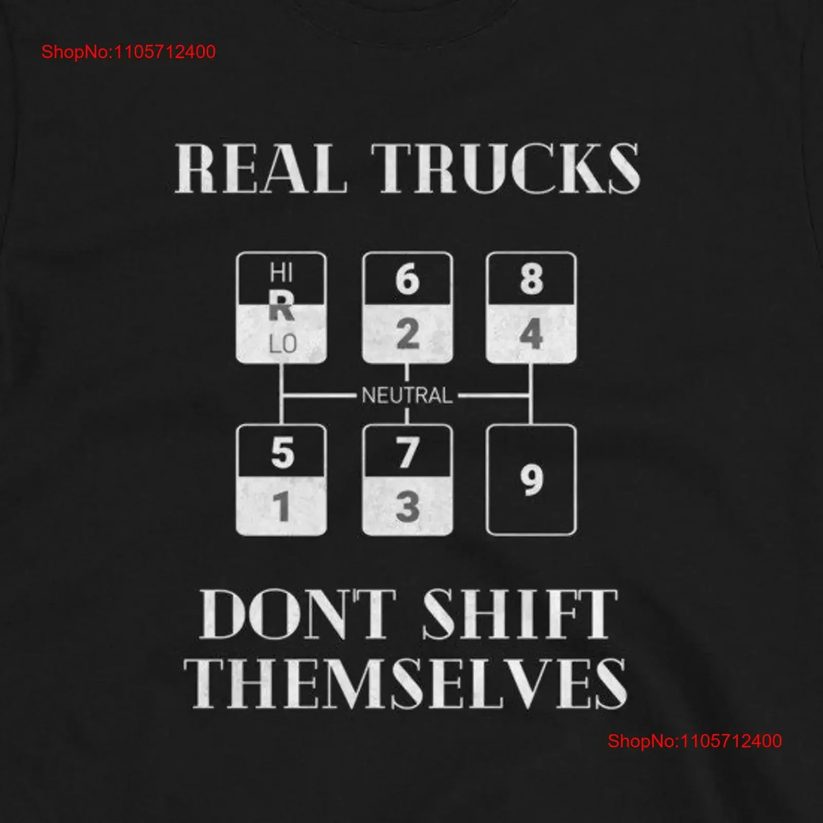 9 Speed Real Trucks Don't Shift Themselves Trucker T Shirt vintage Washed Slightly Stretched fashion Stylish Breathable