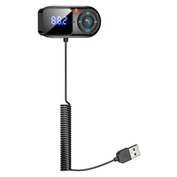 Wireless Bluetooth 5.0 FM Transmitter Car Mp3 Player Handsfree Car Kit LCD Aux Audio USB Charge PD18W FM Modulat