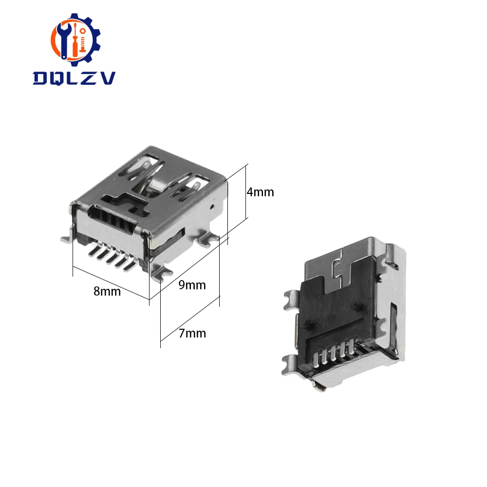 Mini USB Connector SMD USB Data Interface 5Pin 5 Needle Mini Micro Usb Socket