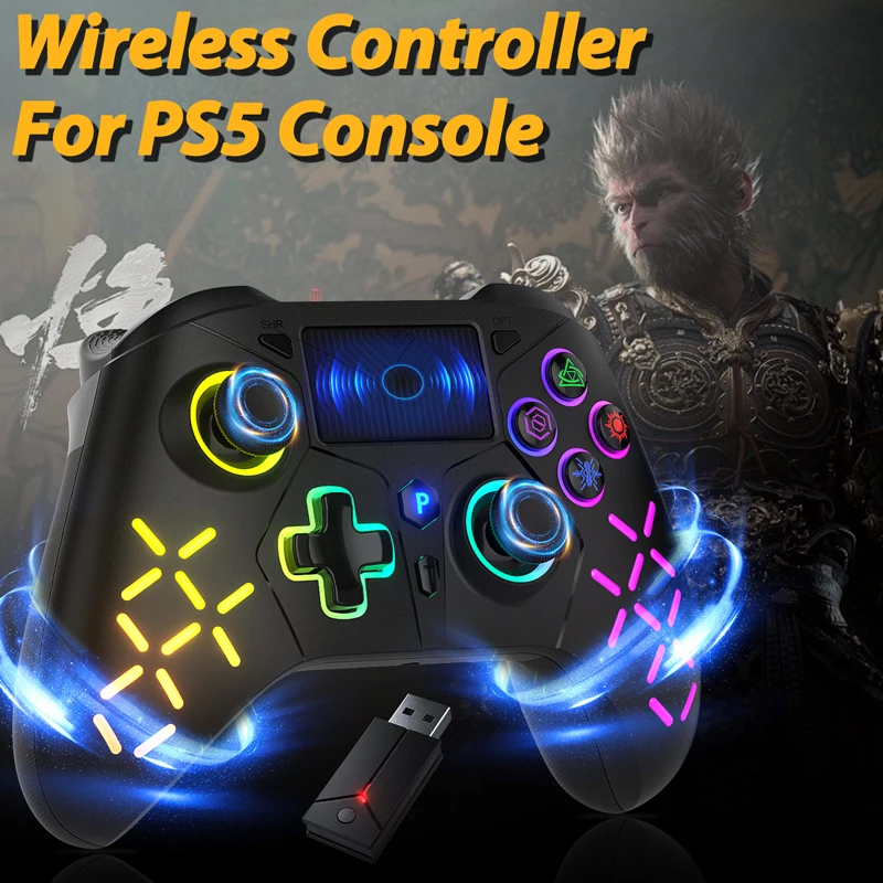 Für ps5 Konsole Wireless Controller unterstützt Black Mythos Wukong mit Turbo Dual Vibration Gamepad für Steam/PC-Spiel Fernbedienung