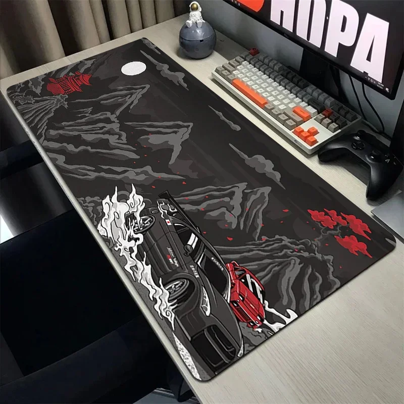 

Japanese big game esports XXL keyboard game players keyboard pad table pad Taiji Night Game Street 900x400 700x300 mouse pad