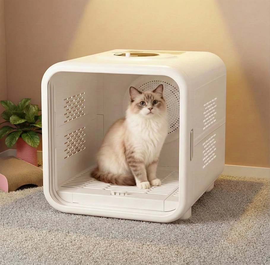 

53L Automatic Pet Hair Grooming and Drying Machine - Professional Cat Drying Box - Pet Cleaning and Grooming Products