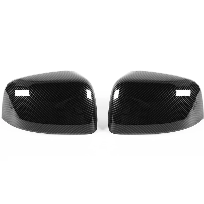 Side RearView Mirror Cover Caps For Dodge Durango SUV 2011 2012 2013 2014 2015 2016 2017 2018 2019 2020 2021Carbon Fiber Chrome