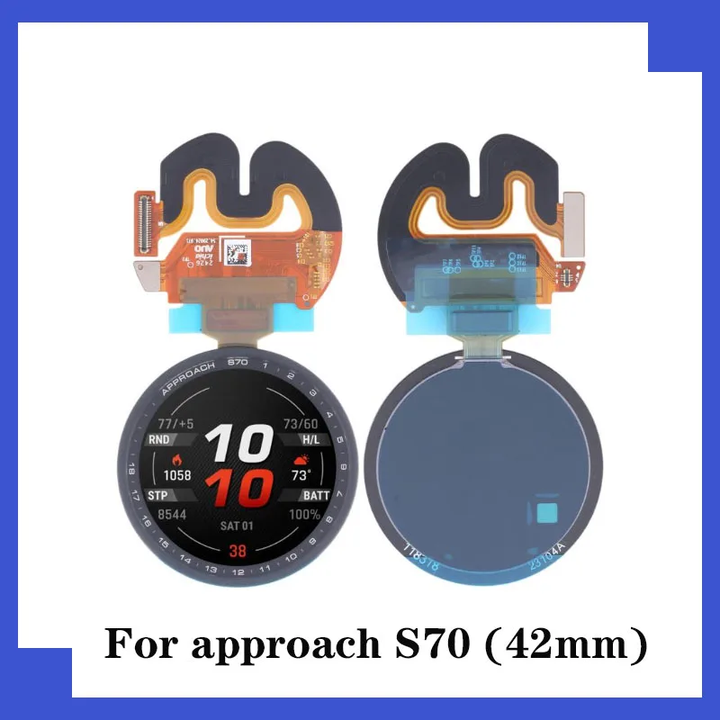 42mm LCD display ＆ Touch Screen Glass For Garmin Approach S70 （No Frame）