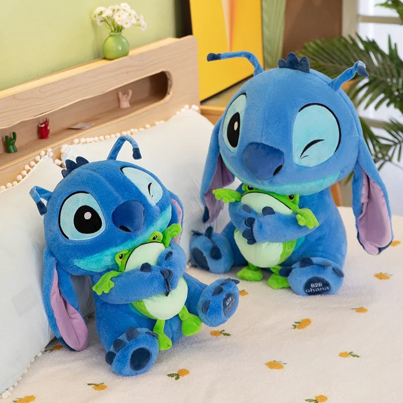 Disney De Kikkerprins Lilo & Stitch Cartoon Poppen Speelgoed Anime Soft Gevulde Poppen Kussen Sussen Speelgoed Verjaardagscadeau voor Jongens Meisjes
