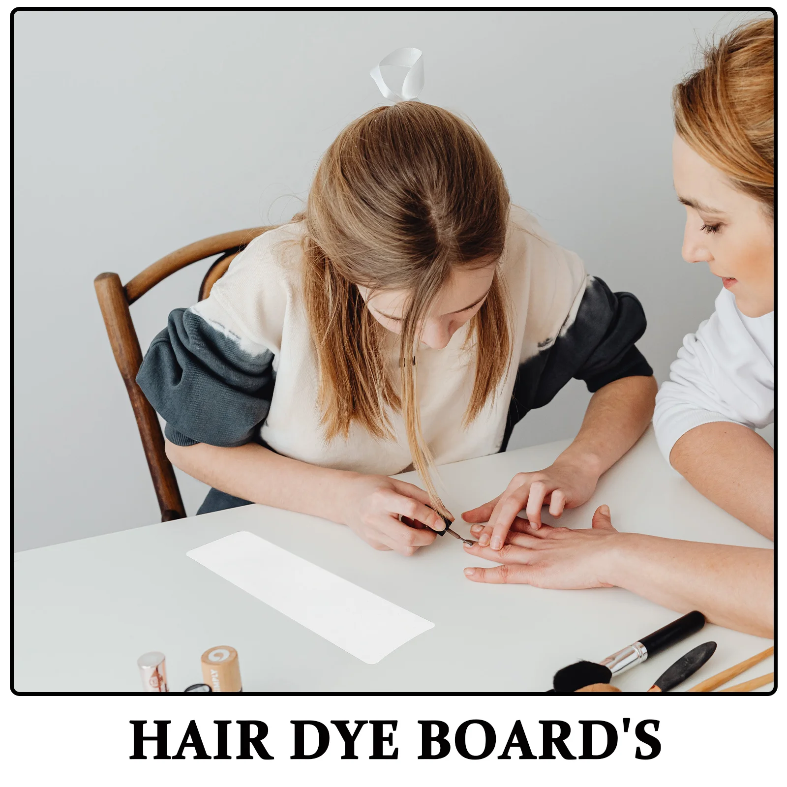 Hair Highlighting Board Clear Hair Color Foiling Paddle Durable Dyeing Tool for Easy Precise Application Highlighting Board - Image 5