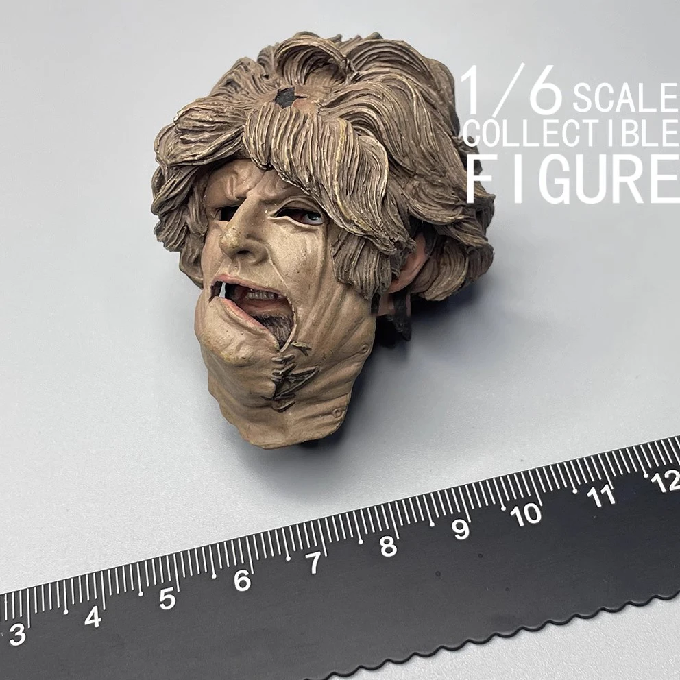 Sideshow 1/6 maschio soldato motosega testa da macellaio scultura scultura B modello di alta qualità giocattolo Fit 12 ''Action Figure Body In Stock