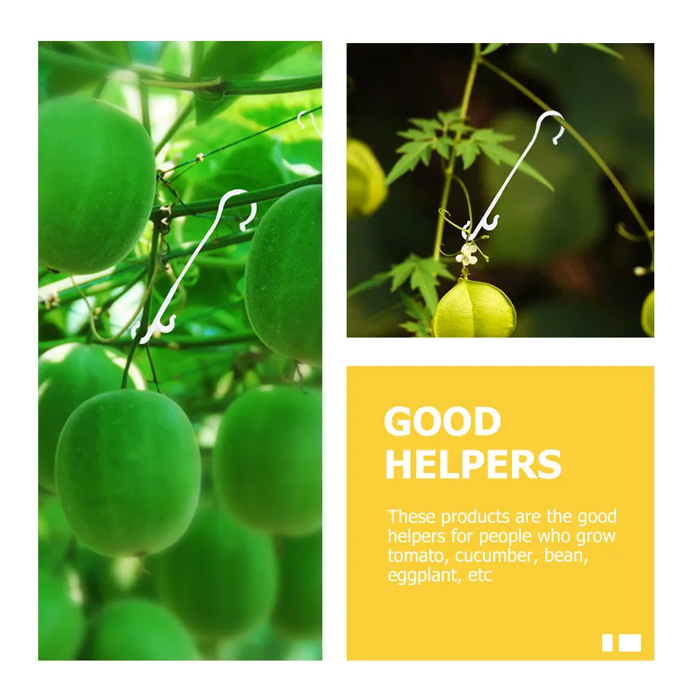 

850pcs Tomato Plastic Plant Support For Garden Greenhouse Garden Hooks Vegetables Truss Climbing Tools Plant Cage