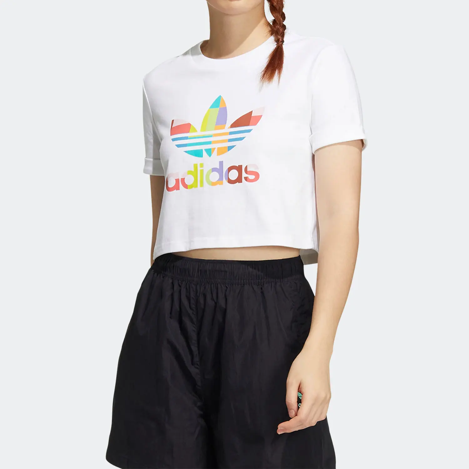 

Adidas Genuine New Originals Women's High-waist Sport T-shirt HP0111