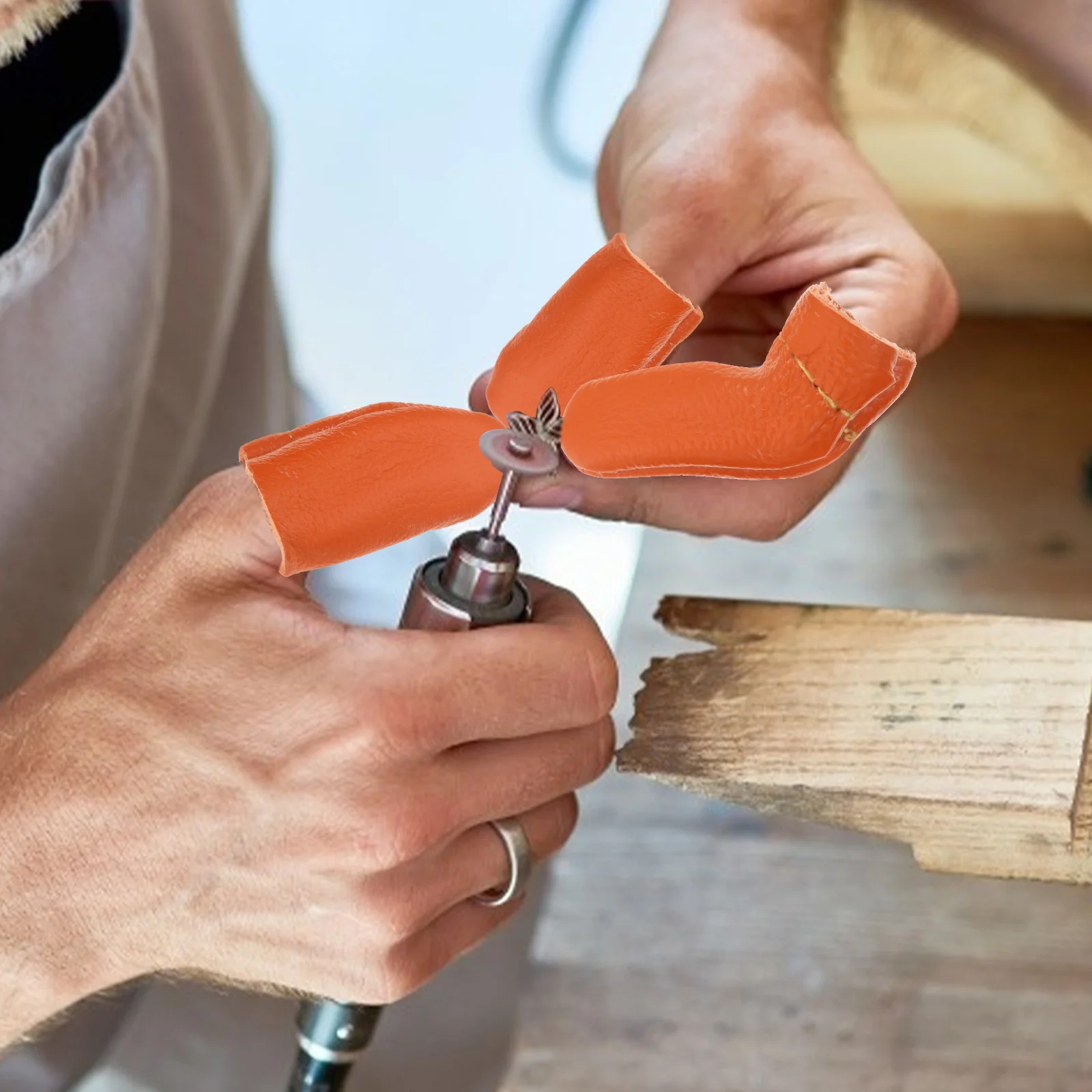 

6Pcs Finger Guards for Hand Craft Comfortable Skin Touch Durable Safe Warm Protection Simple Exquisite Detail Ideal