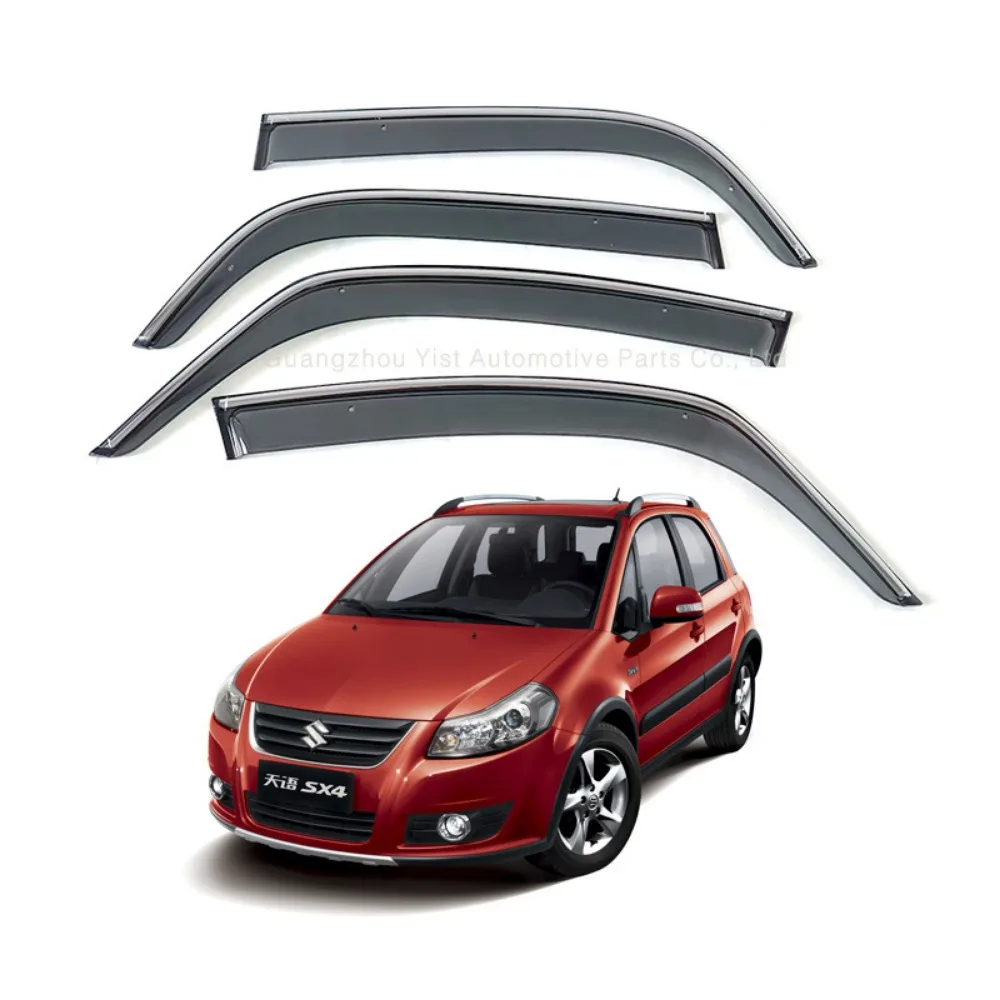 For Suzuki SX4 Hatchback Window Visor Rain Exterior Part Body Kit Accessories