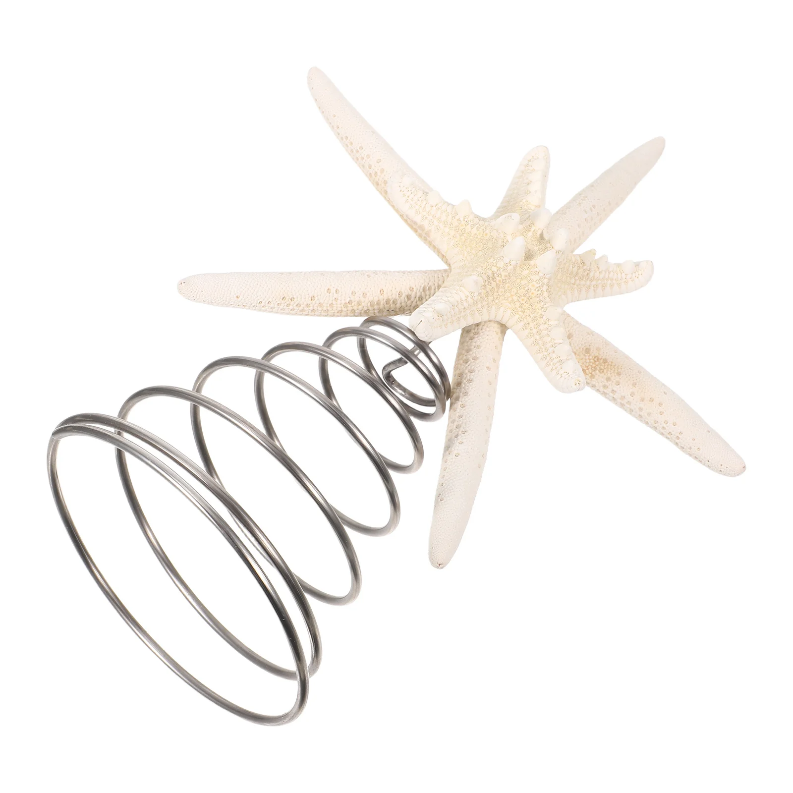 

Christmas Tree Topper Ocean Inspired Sea Star Design Coastal Holiday Decor Metal Wire Craft Nautical Christmas Decoration