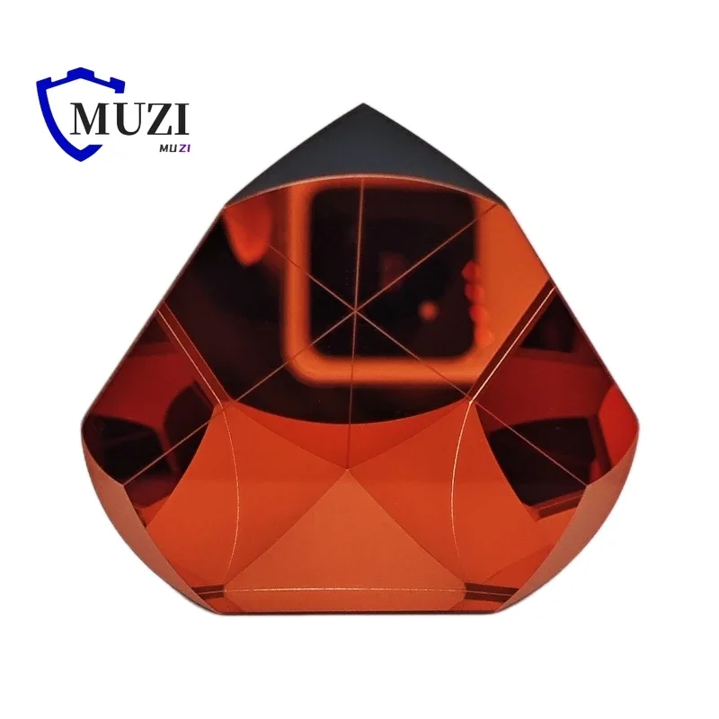 High Quality 10PCS 64mm Diameter Corner Cube Prism, Brand New Height Copper Plated Trihedral Retroreflector Prism