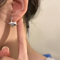 High Quality Trendy Star Design 925 Silver Needle Ladies Stud Earrings Jewelry For Women Birthday Gifts Anti Allergy