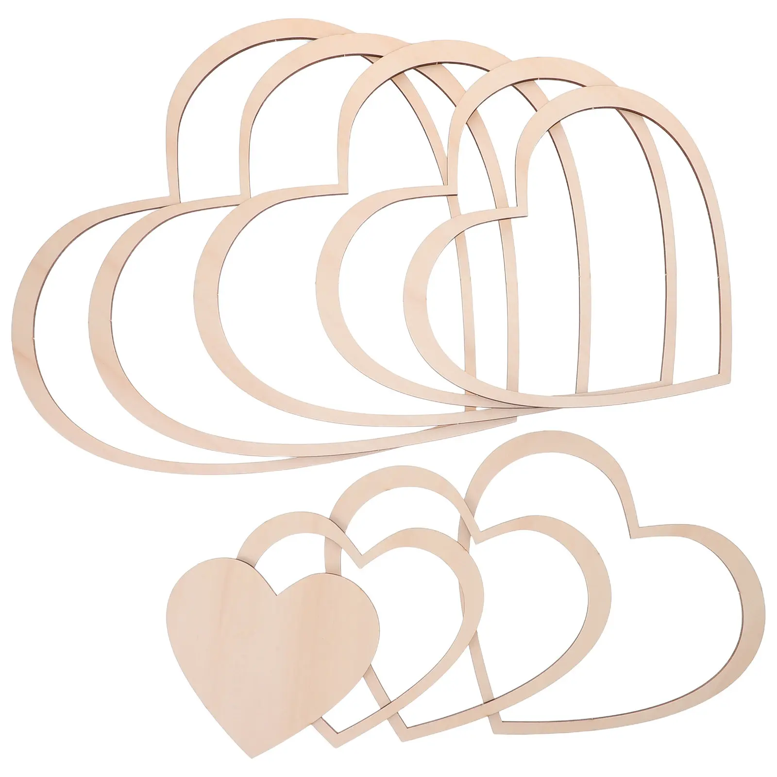 

1Set Geometric Heart Pottery Mold Wooden Clay Rail for Ceramic Slab Shaping Forming Cutting Mud Plate Tools Geometric Rail