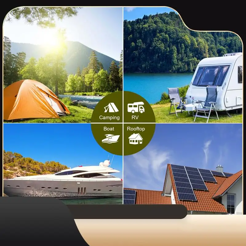 

Солнечная панель 50 Вт, 18 В, крышка для разъема банка солнечных батарей с солнечным контроллером IP65 для телефона, автомобиля, зарядное устройство для лодки-T44C