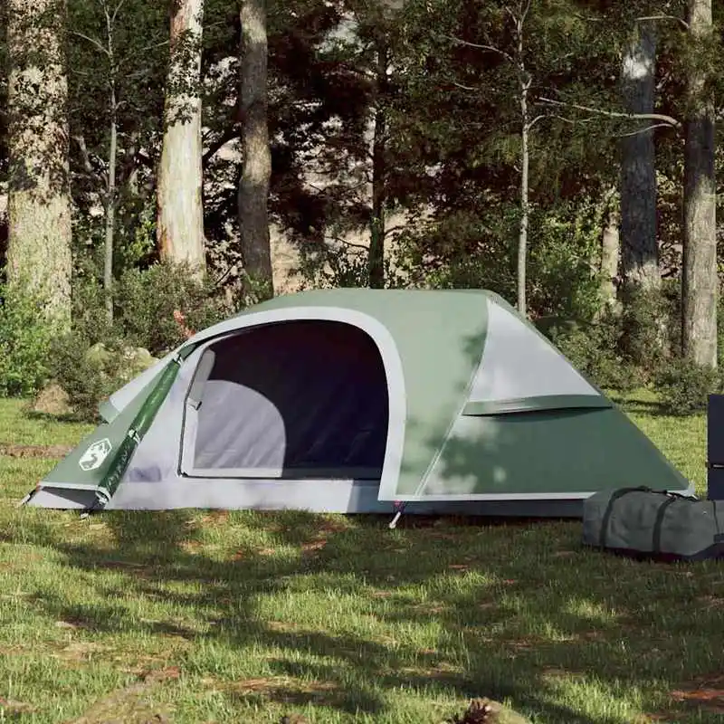 1-Personen-Kuppelzelt, leichtes, einfach aufzubauendes Rucksackzelt für Outdoor-Wanderungen und Reisen, grün
