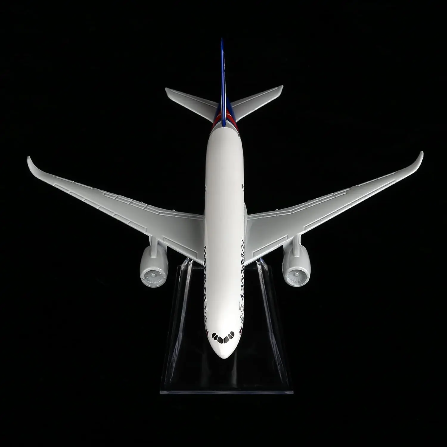 16cm Miniature Plane 1/400 Scale Russia A350 Alloy Diecast Airplane Models Kit with Stand For Aviation Souvenir Gift Display