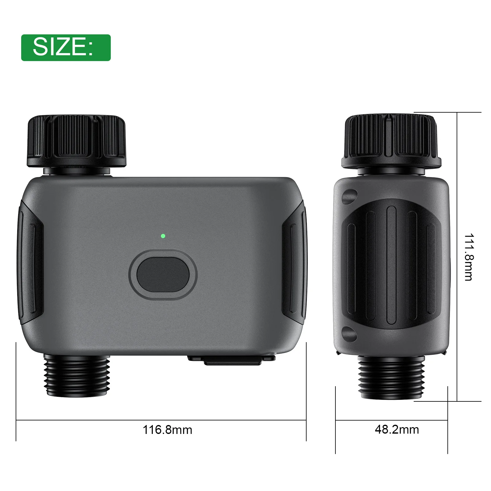 Smart watering timer, Tuya WiFi smart water valve controller, WiFi automatic watering device, smart irrigation device