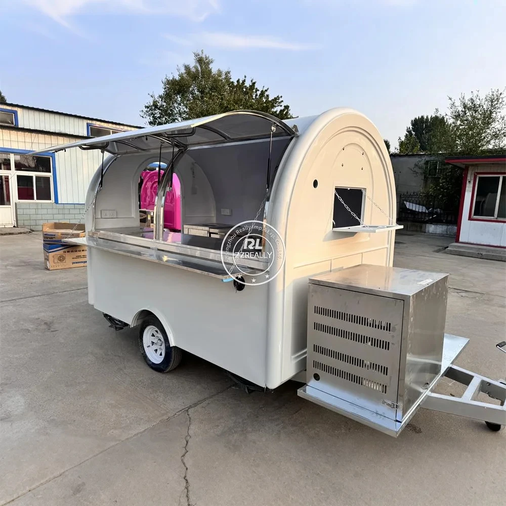 

American Standard Catering Concession Street Mobile Food Truck Cart Fast Food Trailer With Full Kitchen Equipments
