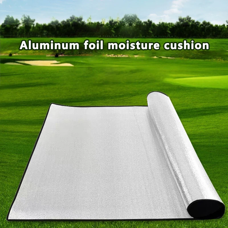 Waterproof Mat Double-sided Aluminum Film Tent Thickened Single And Double Picnic Mat Outdoor Camping Seat Beach Crawl Mat