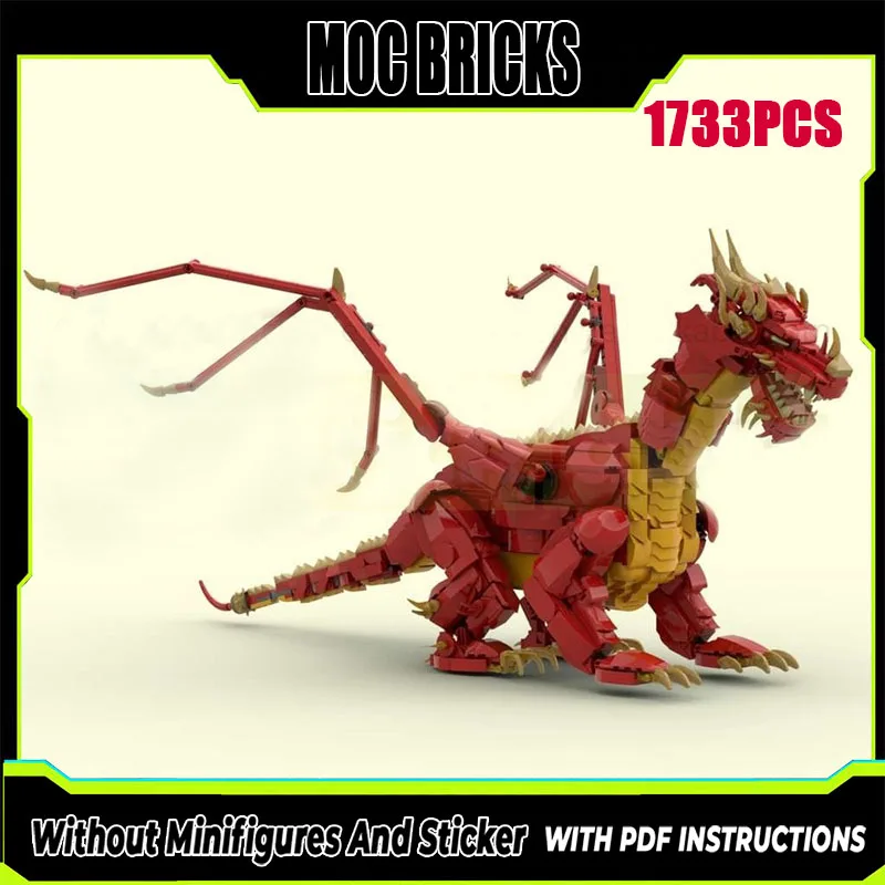 新しい MOC ビルディングブロックモデルドラゴンキングの咆哮シリーズ技術モジュラー子供のおもちゃギフト DIY アセンブリセット