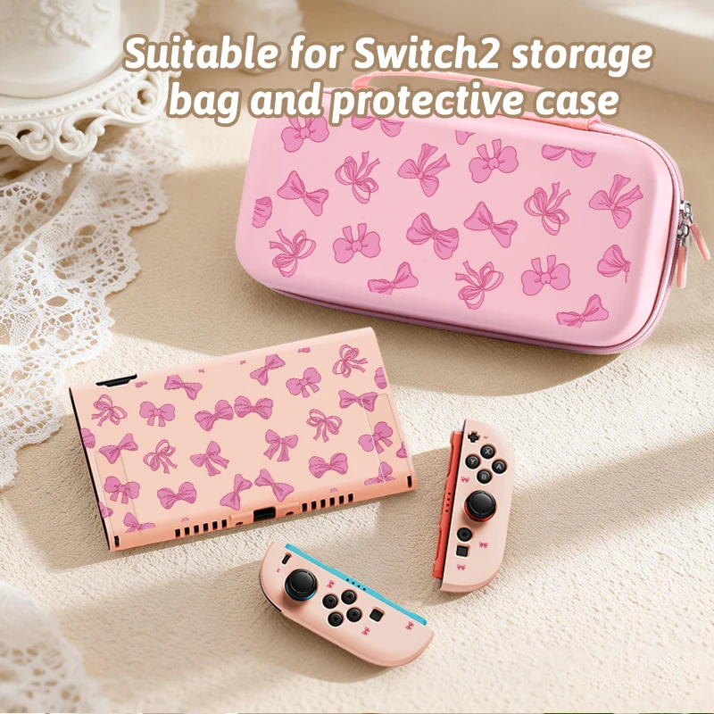 

Защитный чехол для Switch 2 с портативным кейсом для переноски, съемный, устойчивый к царапинам и падениям, аксессуар для игровой консоли
