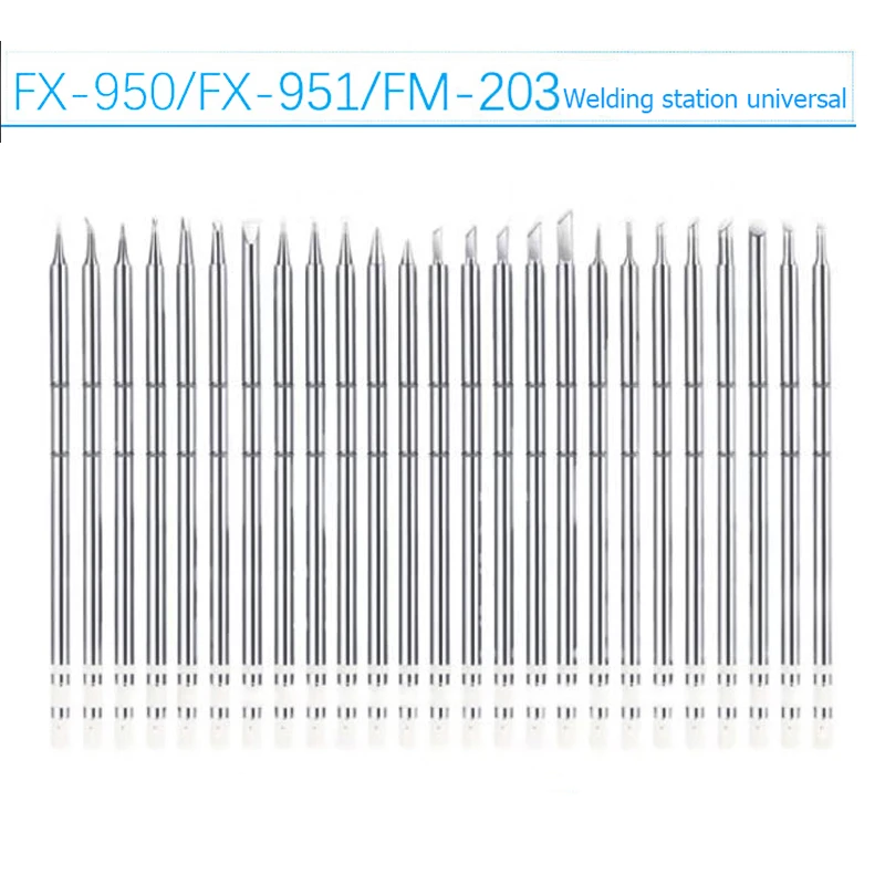 10pcs T12 Series Soldering Iron Tips for HAKKO Handle LED vibration switch Temperature Controller FX951 FX-952 T12 K/B/B2/BL/BC1