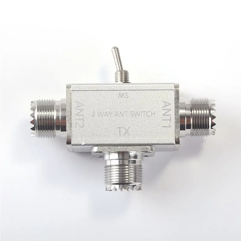 For CB/HAM Radio Compatible 100W 1-30Mhz 2-Way Coaxial Antenna Switch- SL-16 1-Input 2-Output With OFF And Ground Protection-Y47
