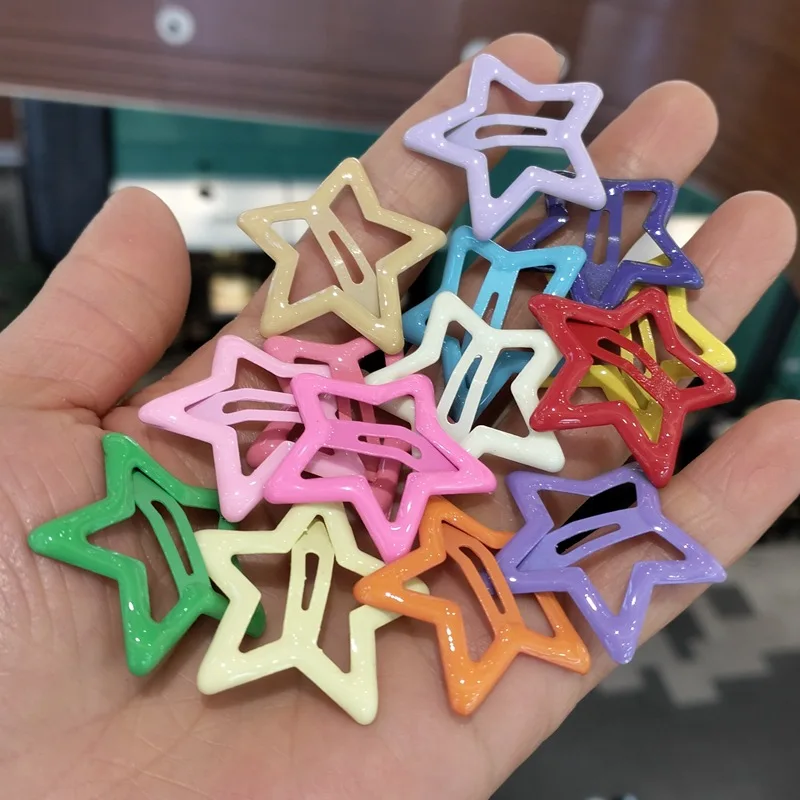 

50Pcs Colorful Star BB Hair Clips For Girls Children Lovely Hair Decorate Hairpins Barrettes Headwear Kids Hair Accessories