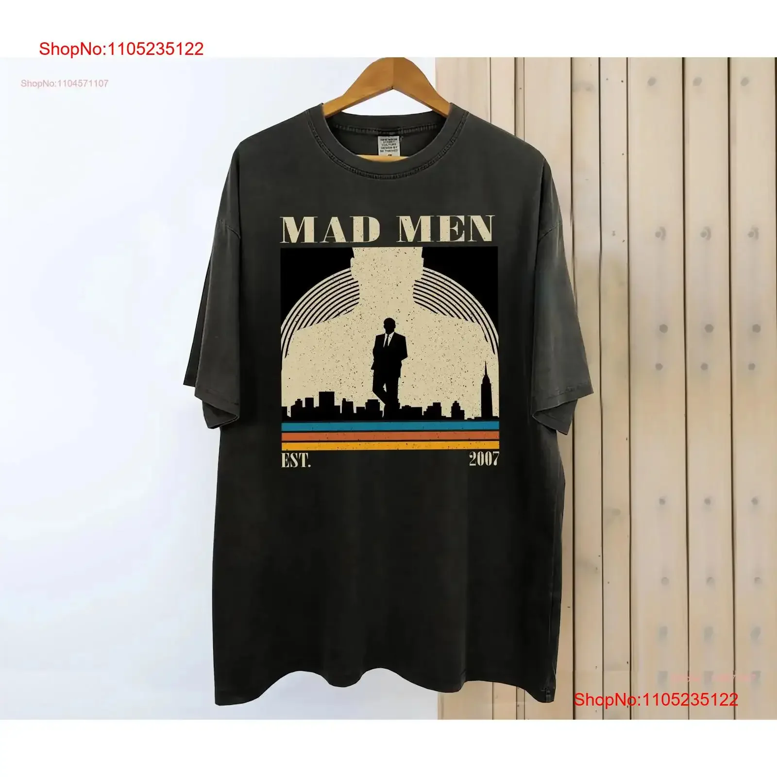 

Mad Men Tv Series T Shirt Movie Vintage Retro Classic s for him vintage Washed Casual Slightly streetwear Stylish homme