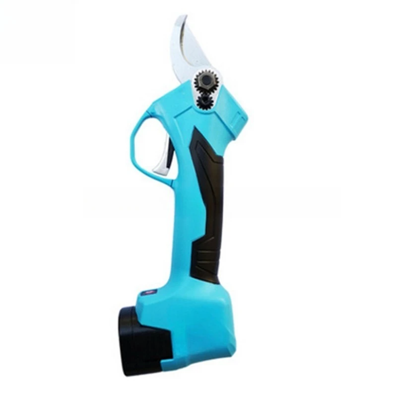 Small electric fruit branch scissors, rechargeable garden electric scissors, portable round forest fruit tree pruning machine